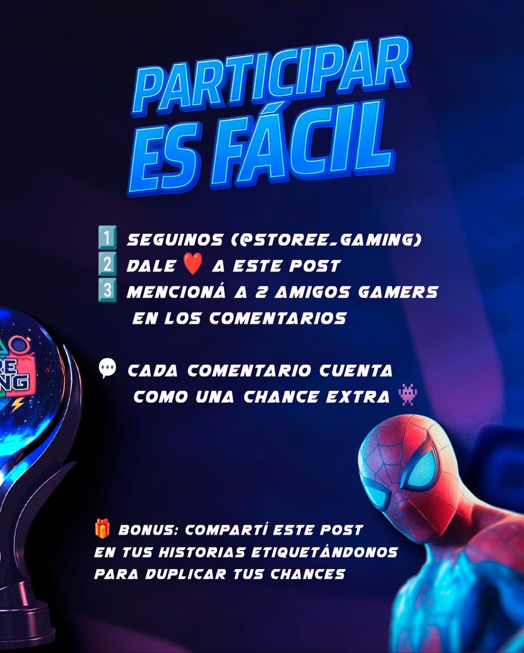 Instagram post from storee_gaming. This post is in position 3.